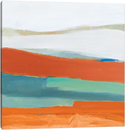Laid Back Orange Canvas Art Print - Pamela Munger