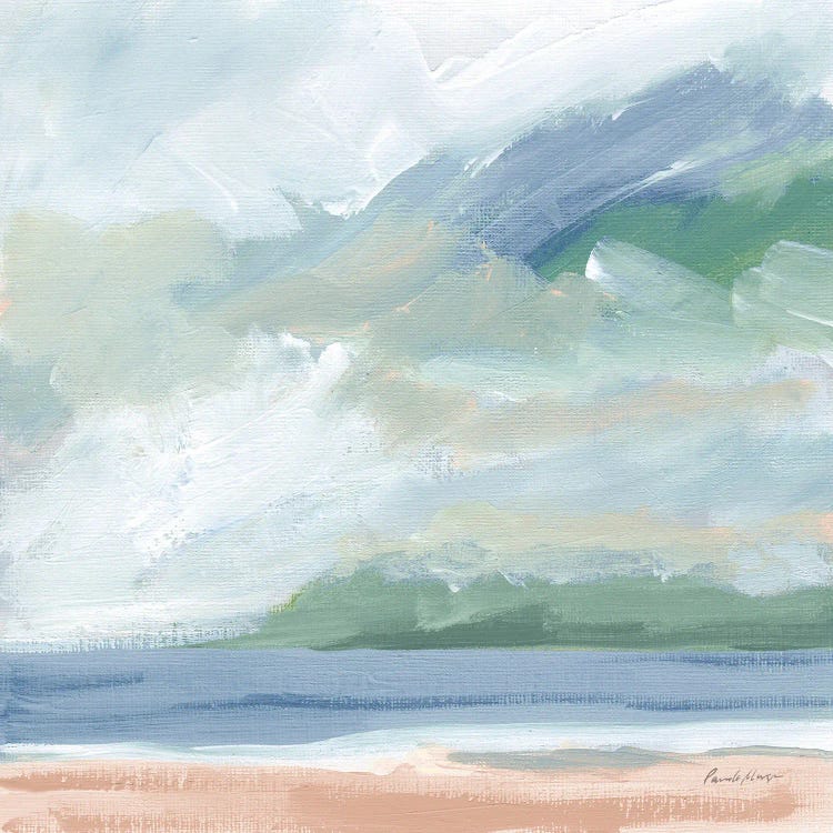 Lake Beach Blue by Pamela Munger wall art