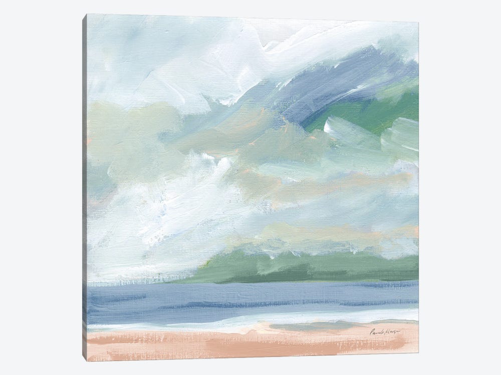 Lake Beach Blue by Pamela Munger 1-piece Canvas Art
