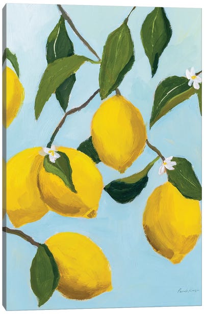 Lemon Tree Canvas Art Print - Fruit Art