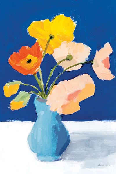 Poppies On Blue Crop