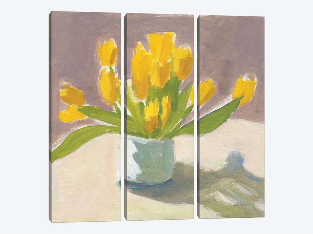 Sunny Tulips by Pamela Munger 3-piece Canvas Print