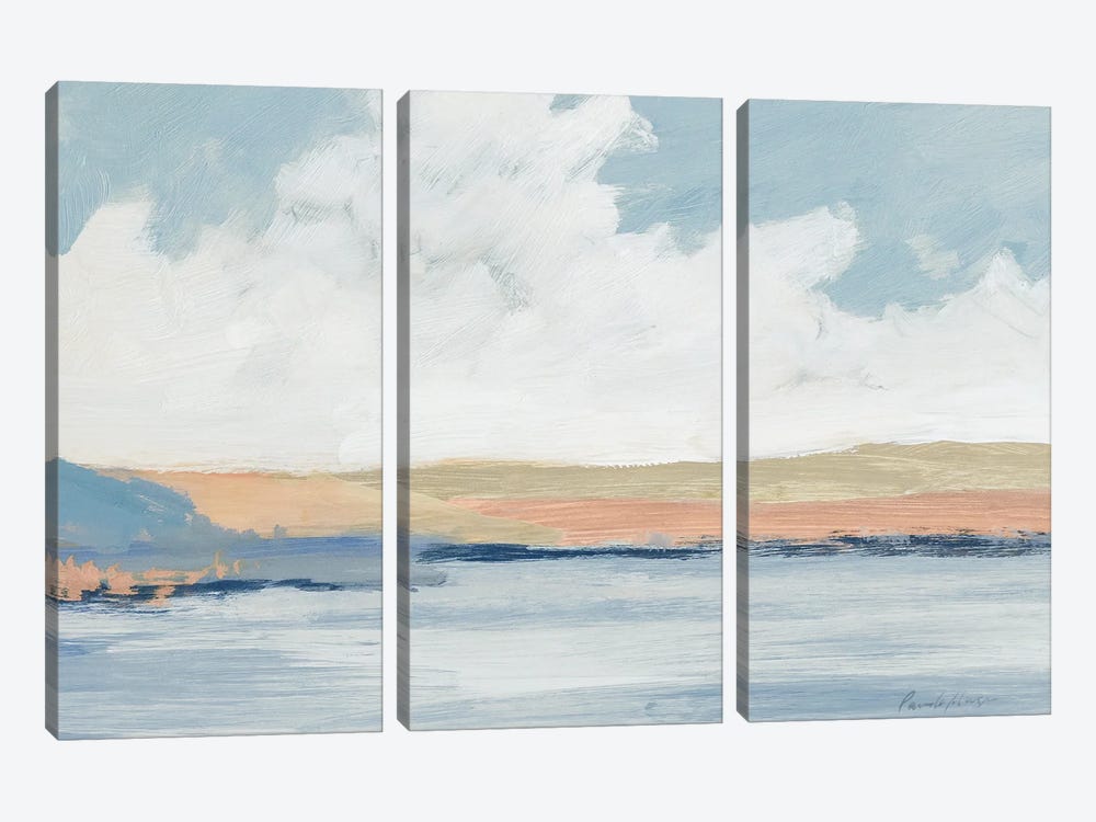 The Pastel River by Pamela Munger 3-piece Canvas Wall Art
