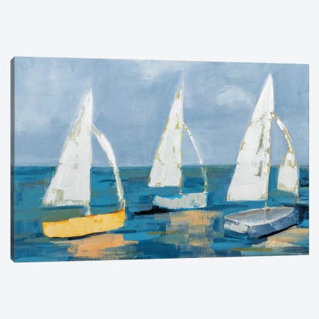 Sail Away Canvas Print #PML8} by Pamela Munger Canvas Art Print