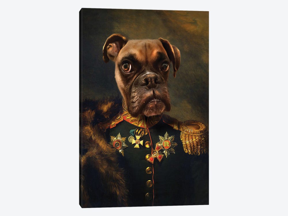 Rocky General I by Pompous Pets 1-piece Canvas Wall Art
