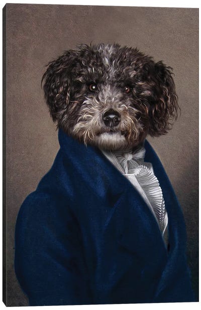 Spencer Canvas Art Print - Pompous Pets