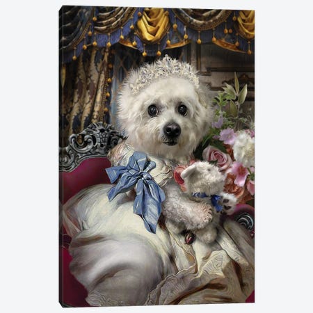 Tashie Canvas Print #PMP120} by Pompous Pets Art Print