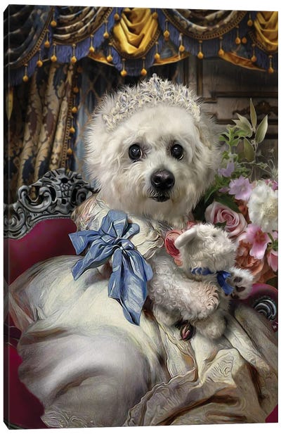 Tashie Canvas Art Print - Pompous Pets