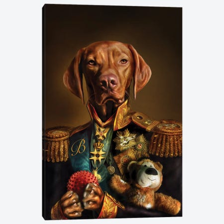 Bertie Canvas Print #PMP13} by Pompous Pets Canvas Art Print