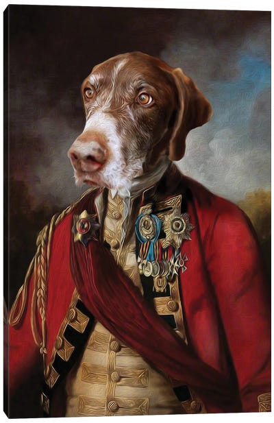 Buster I Canvas Art Print - Pompous Pets