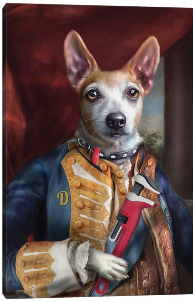 Dingo Canvas Art Print - Pompous Pets