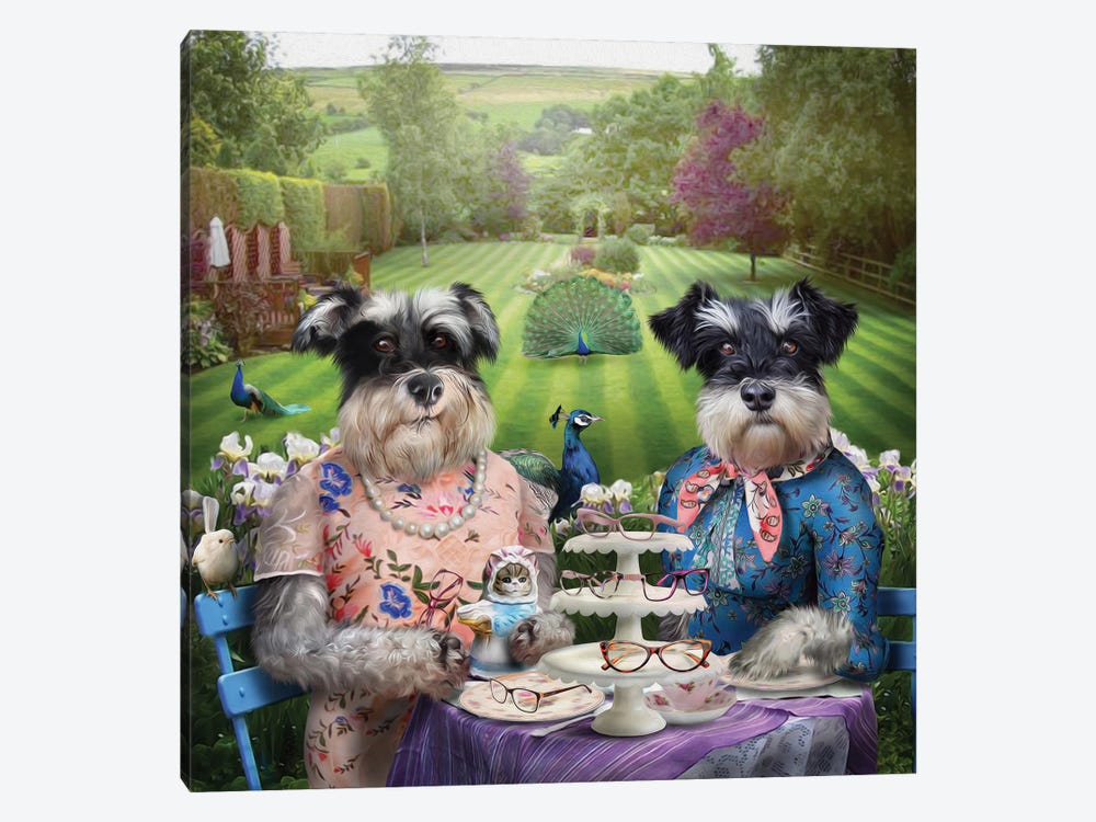 Doris & Patsy by Pompous Pets 1-piece Canvas Print