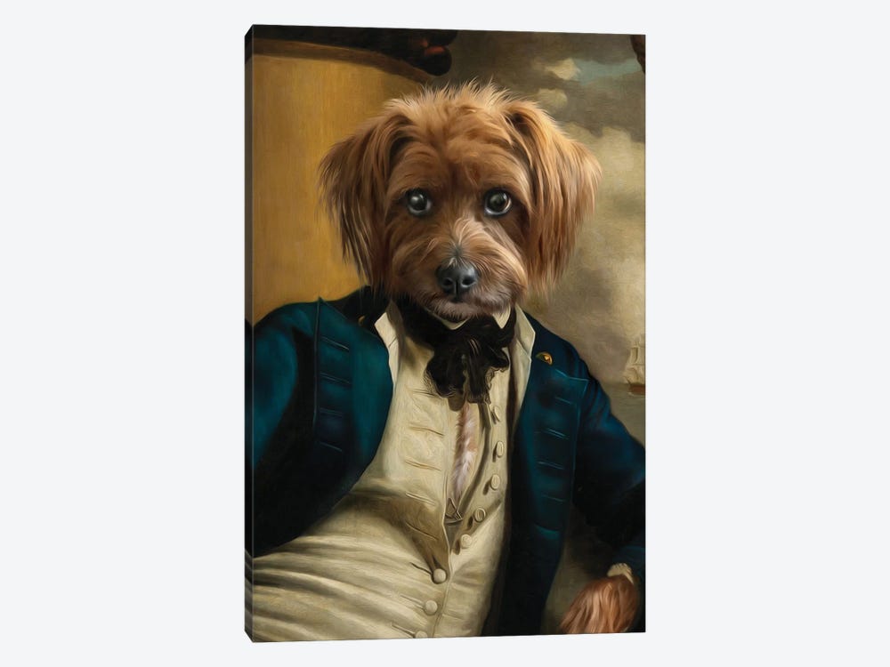 Franklin II by Pompous Pets 1-piece Canvas Artwork