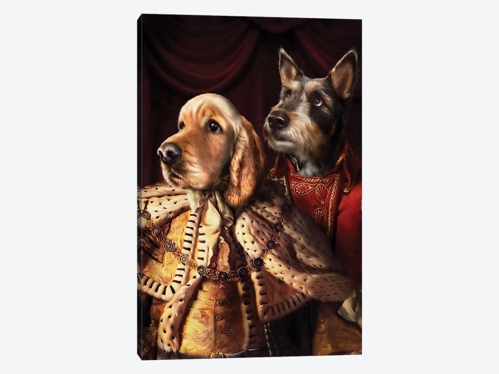 Frodo & Jagger by Pompous Pets 1-piece Art Print