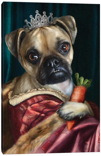 Gracie Canvas Art Print - Pompous Pets
