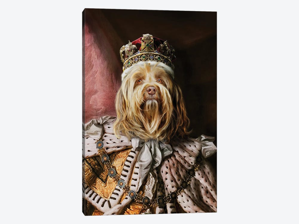 King Buddy by Pompous Pets 1-piece Canvas Wall Art
