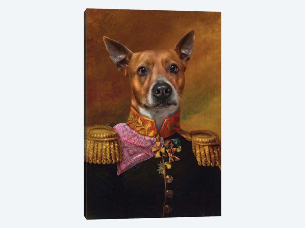 Koda by Pompous Pets 1-piece Canvas Art Print