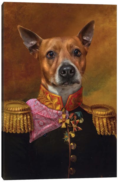 Koda Canvas Art Print - Pompous Pets
