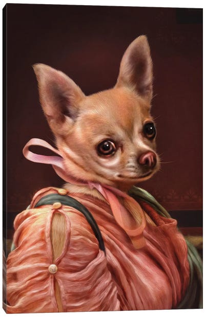 Mabel Canvas Art Print - Pompous Pets