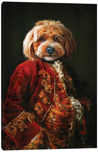 Ollie I Canvas Art Print - Pompous Pets