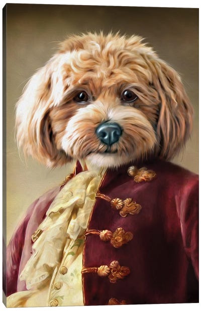 Ollie II Canvas Art Print - Pompous Pets