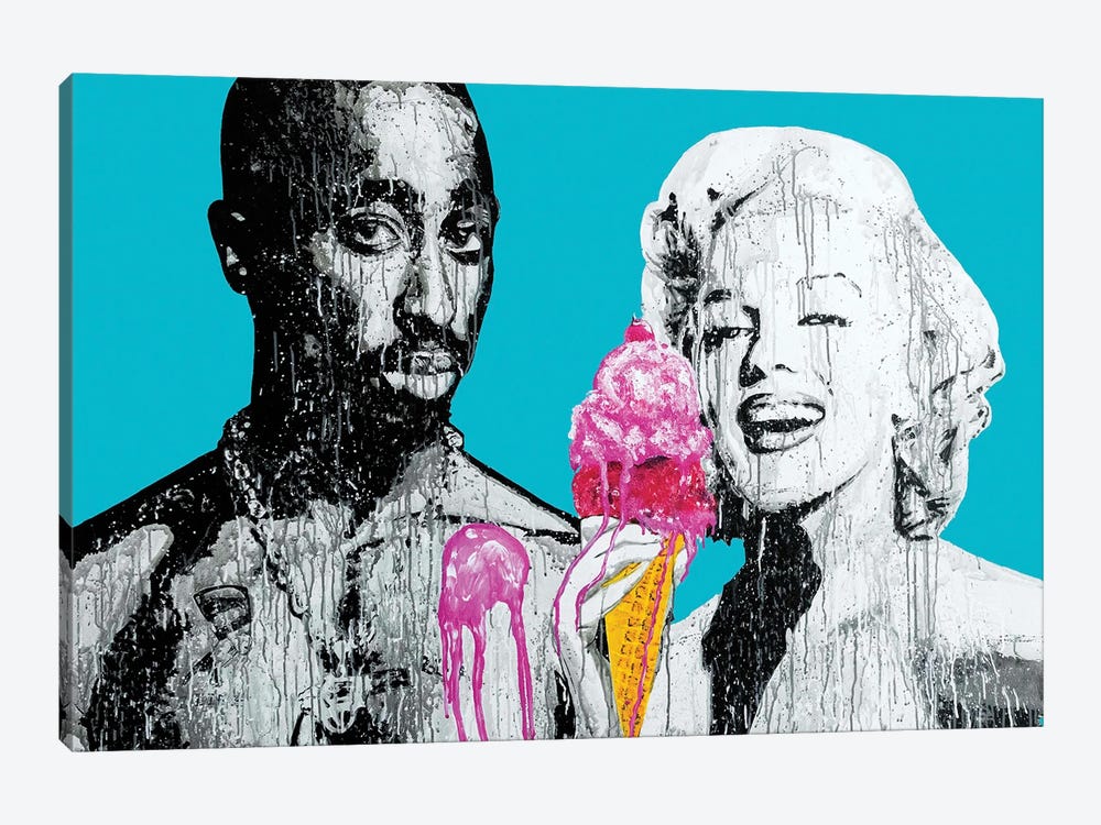 Tupac Marilyn by P Muir Art 1-piece Canvas Artwork