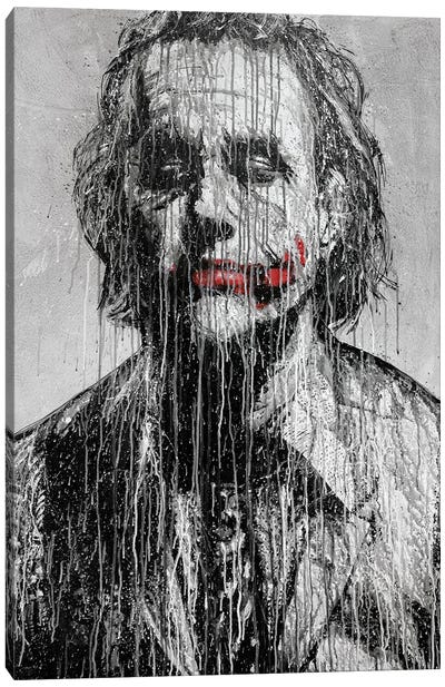 Joker Canvas Art Print - P Muir Art