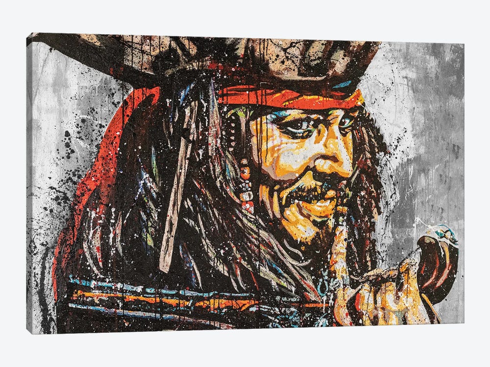 Jack Sparrow by P Muir Art 1-piece Art Print