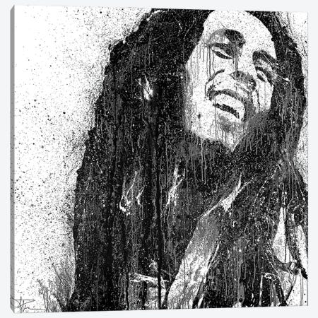 Bob Marley Canvas Print #PMT19} by P Muir Art Art Print