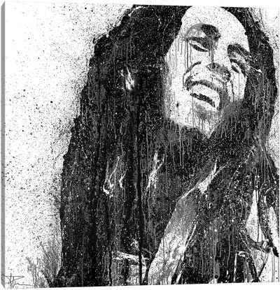 Bob Marley Canvas Art Print - P Muir Art