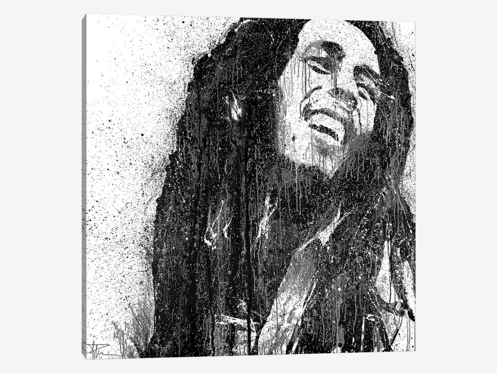 Bob Marley by P Muir Art 1-piece Canvas Art Print