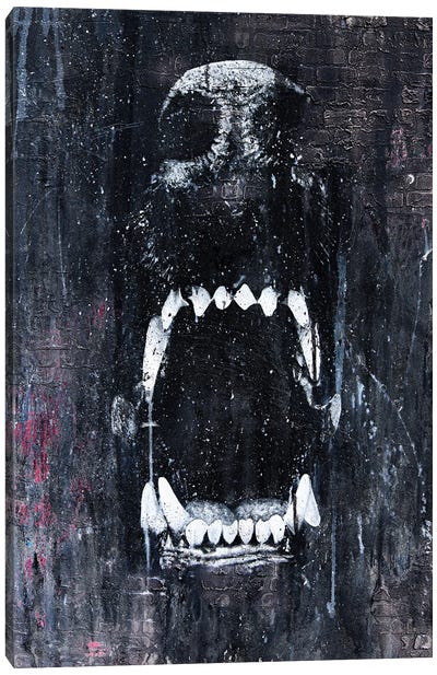 Bite Over Bark Canvas Art Print - P Muir Art