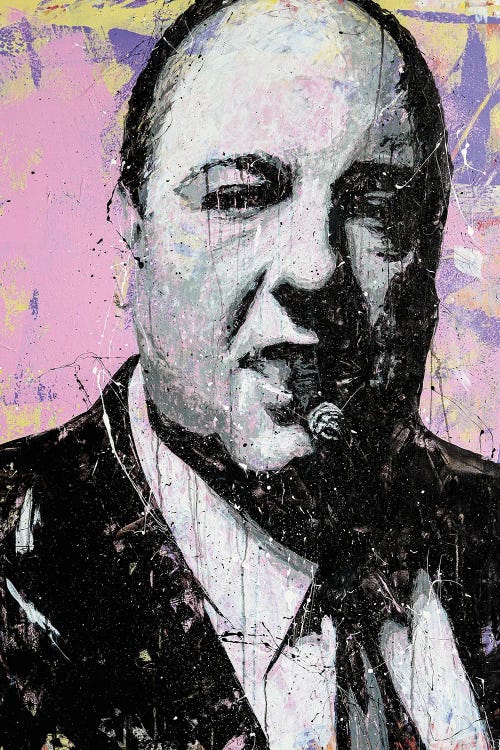 Tony Soprano by P Muir Art canvas print