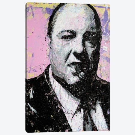 Tony Soprano Canvas Print #PMT22} by P Muir Art Canvas Wall Art