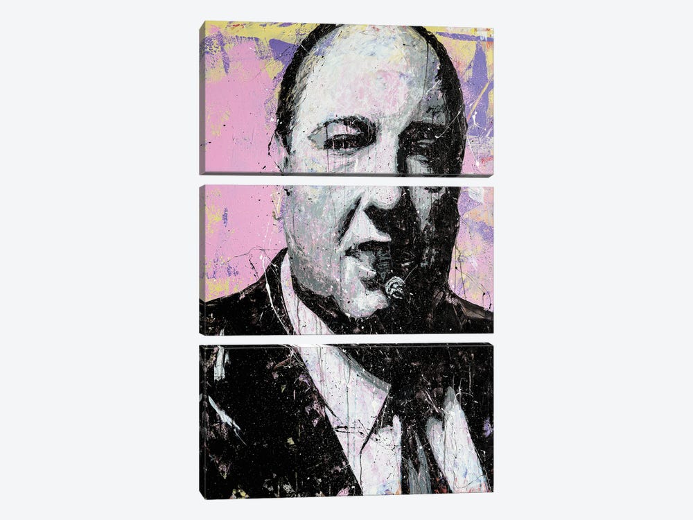 Tony Soprano by P Muir Art 3-piece Canvas Print