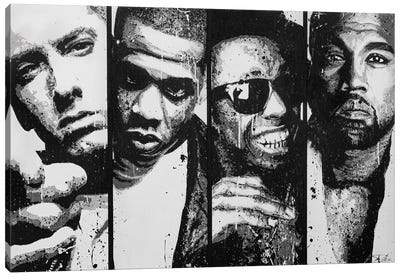 Rappers Canvas Art Print - Kanye West