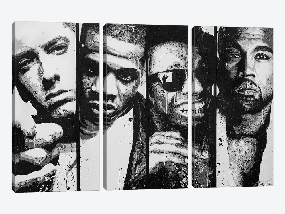 Rappers by P Muir Art 3-piece Canvas Art