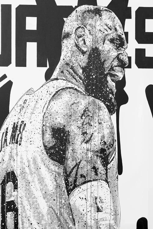 Lebron James by P Muir Art wall art