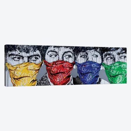 Beatles Bandana Canvas Print #PMT4} by P Muir Art Canvas Art Print