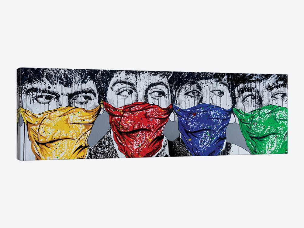 Beatles Bandana by P Muir Art 1-piece Canvas Art