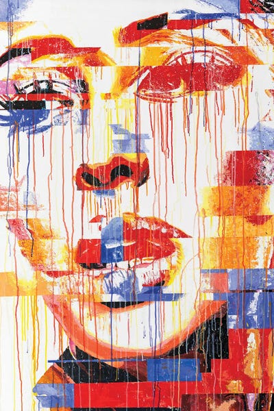 Street Art: Glitch Girl by P Muir Art