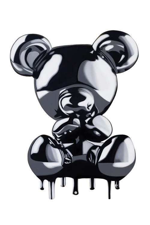 Drip Bear by P Muir Art wall art