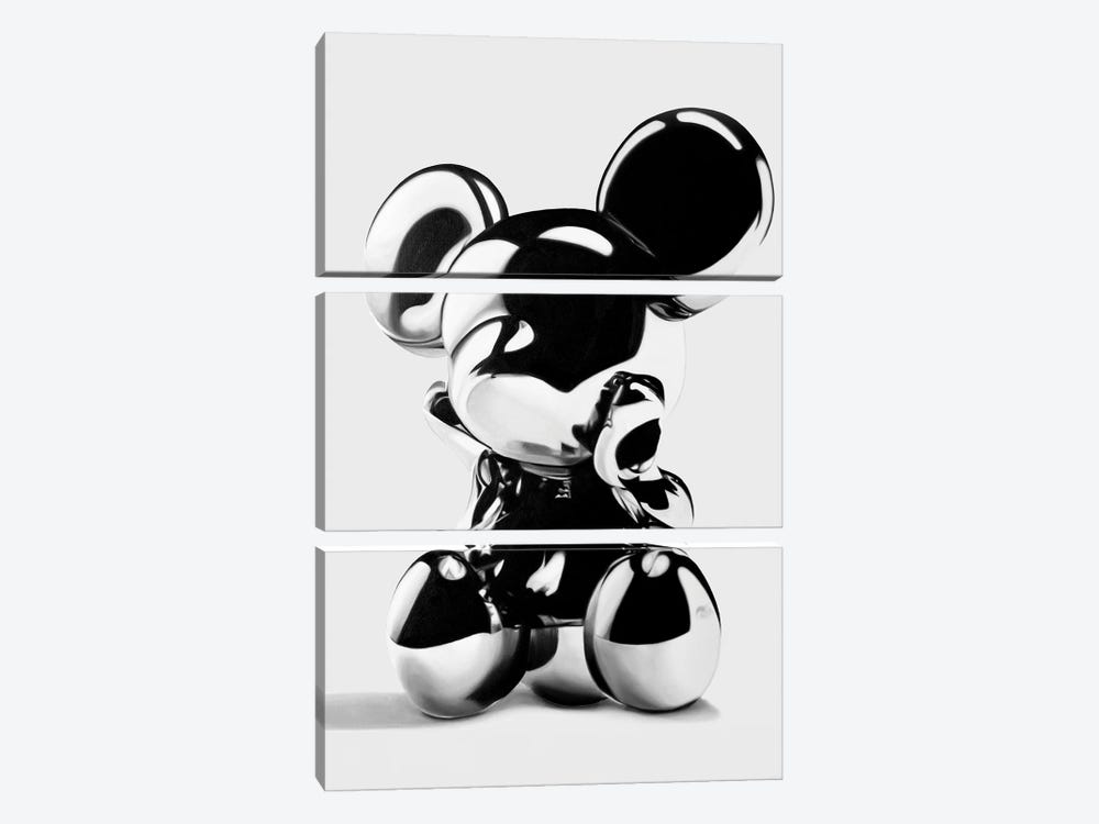 Melancholy Mouse by P Muir Art 3-piece Canvas Art
