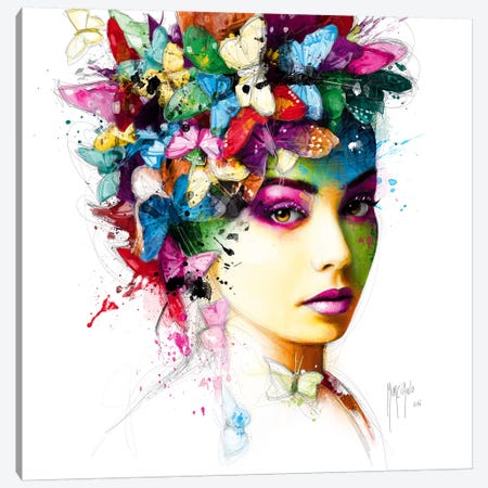 L'effet Papillon Canvas Print #PMU103} by Patrice Murciano Canvas Art Print