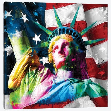 Liberty Canvas Print #PMU106} by Patrice Murciano Canvas Wall Art