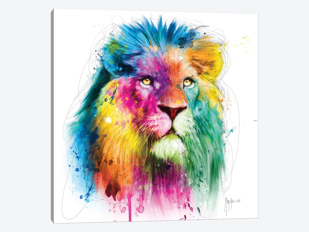 Lion by Patrice Murciano 1-piece Canvas Art Print