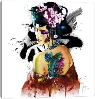 Memoirs Of A Geisha Canvas Art Print - Geisha