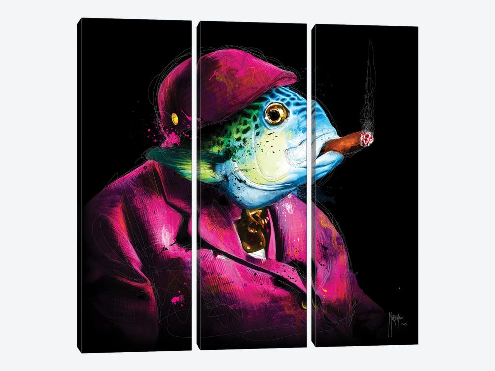 Oncle Sushi by Patrice Murciano 3-piece Art Print