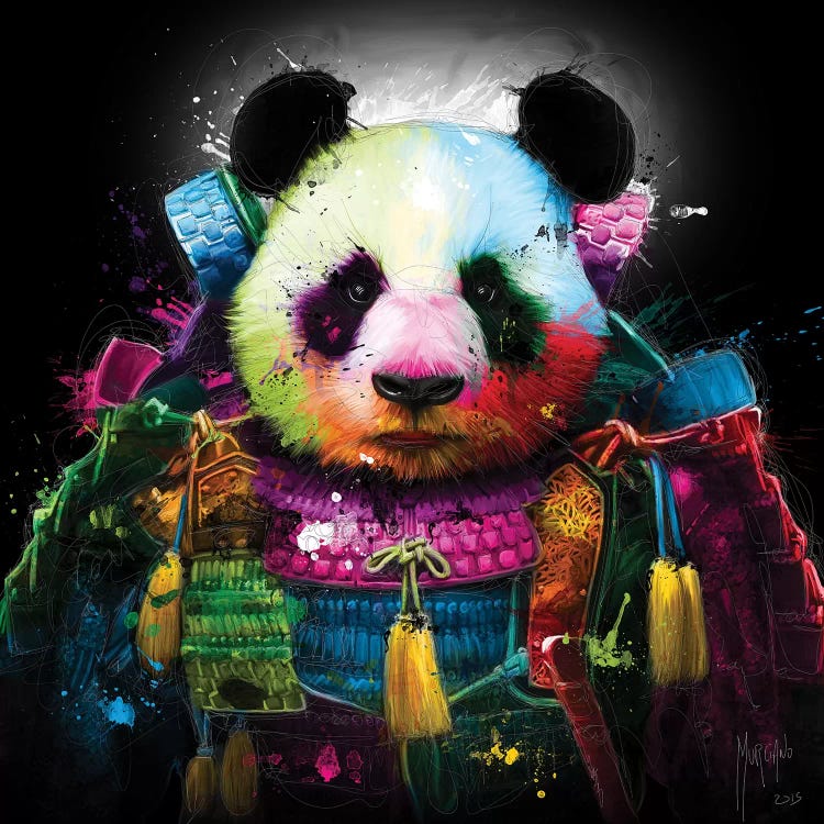 Panda Samurai by Patrice Murciano wall art