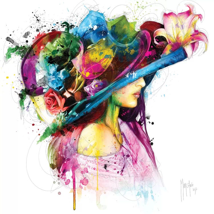 Romantic Flowers by Patrice Murciano wall art